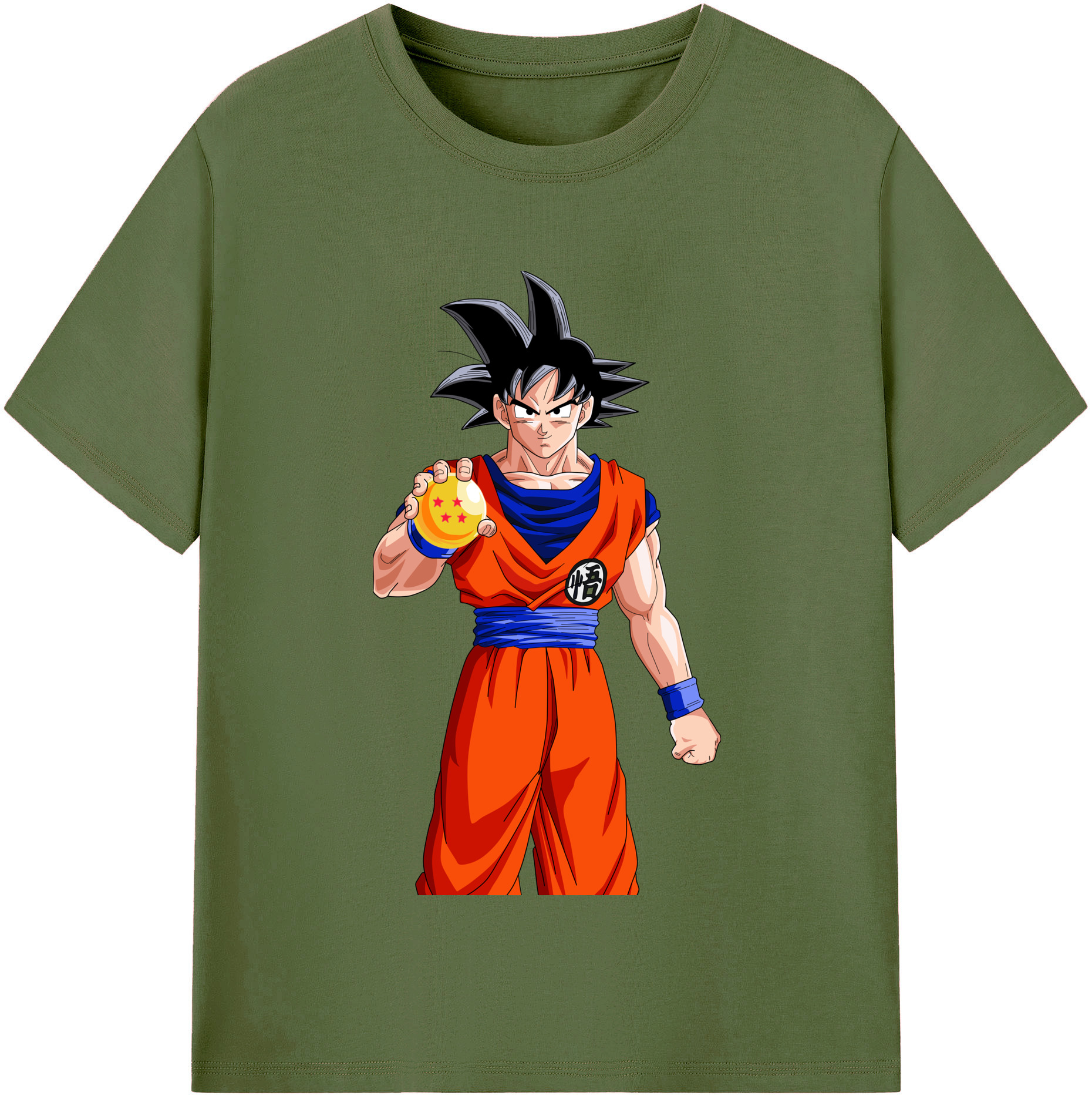 （画像用） ドラゴンボール 孫悟空（そん ごくう）Son Goku カカロット DRAGON BALL Kakarotto 綿100％半袖Tシャツ（フロントプリント）